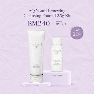 AQ Youth Renewing Cleansing Foam 125g Kit